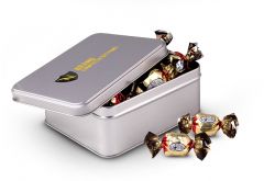 Boîte rectangulaire de 0,9 litre avec chocolats