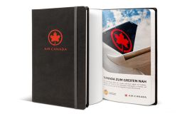 LeoBooks avec des feuilles de publicité