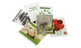 Sacs de graines personnalisés avec fleurs