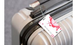 Étiquette de bagage pour carte de crédit
