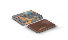 Carte de paiement en chocolat