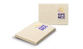 Notes autocollantes en papier d'herbe