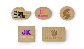 Badges en bambou