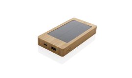 Batterie de secours solaire 10.000mAh en bambou