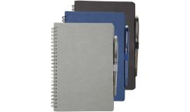 Carnet A5 rigide réutilisable avec stylo