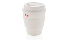 Mug en PP recyclable avec couvercle à vis 350ml