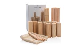 Jeu de Kubb en bois