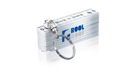 Mini règle pliable porte-clés