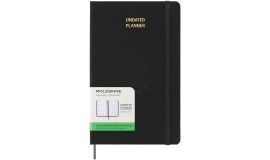 Agenda hebdomadaire Moleskine A5 sans dates, couverture rigide