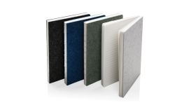 Cahier A5 en feutre recyclé certifié GRS Phrase
