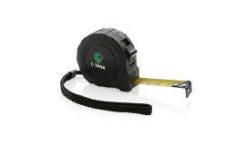 Mètre 3M/16 mm en plastique recyclé RCS avec bouton d'arrêt