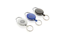 Porte-clés à clip extensible en ABS recyclé RCS