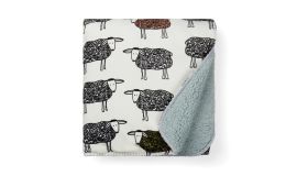 Plaid sherpa en rPET GRS Sheep