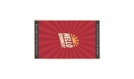 Drap de plage design personnalisé 300 g/m² | 100 x 180 cm