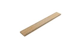 Règle 30cm épaisse et double face en bambou Timberson
